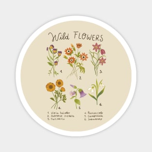 Wild flowers Magnet